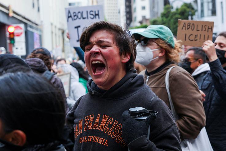 protest, ZDA, San Francisco | Foto: Reuters