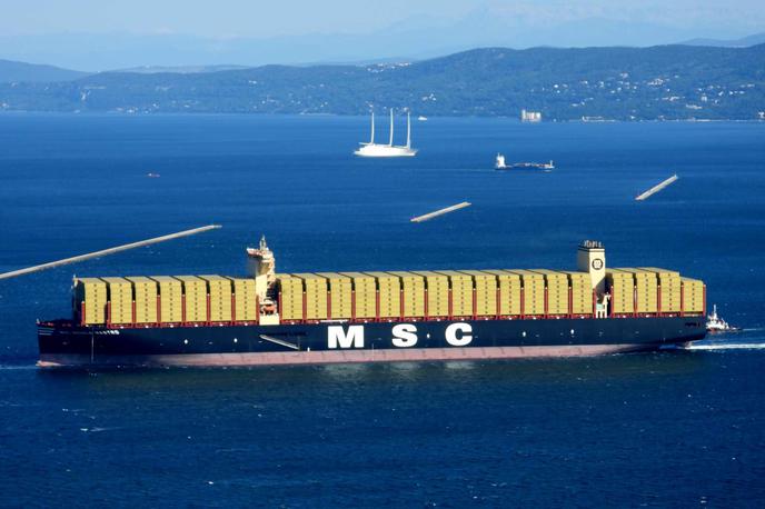 MSC Nicola Mastro tovorna ladja Trst | Foto Kristijan Bračun