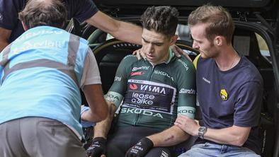 Konec sezone za nesrečnega Wouta van Aerta