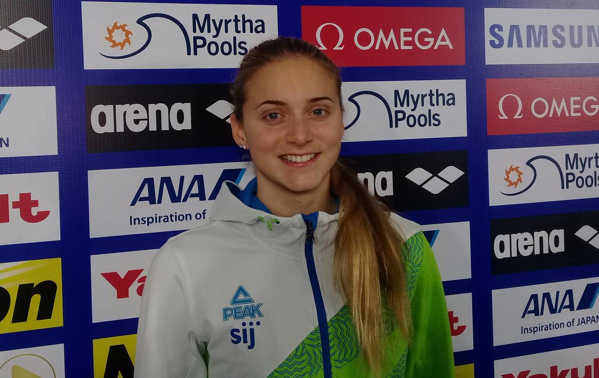 Neža Klančar | Neža Klančar si je priplavala polfinale na 100 metrov prosto.  | Foto Aleksander Gasser/STA