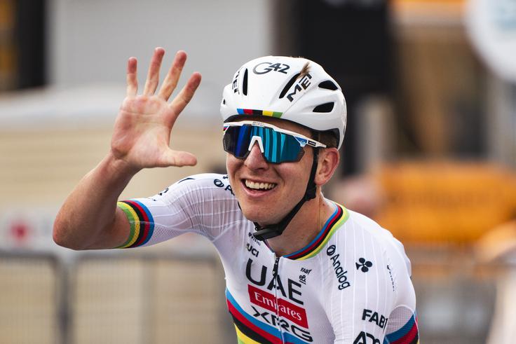 Tadej Pogačar Lombardija 2025 | Foto: Reuters