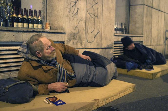 Madžarska brezdomci | Madžarski brezdomci se bojijo, da so postali nova Orbanova tarča. | Foto Reuters