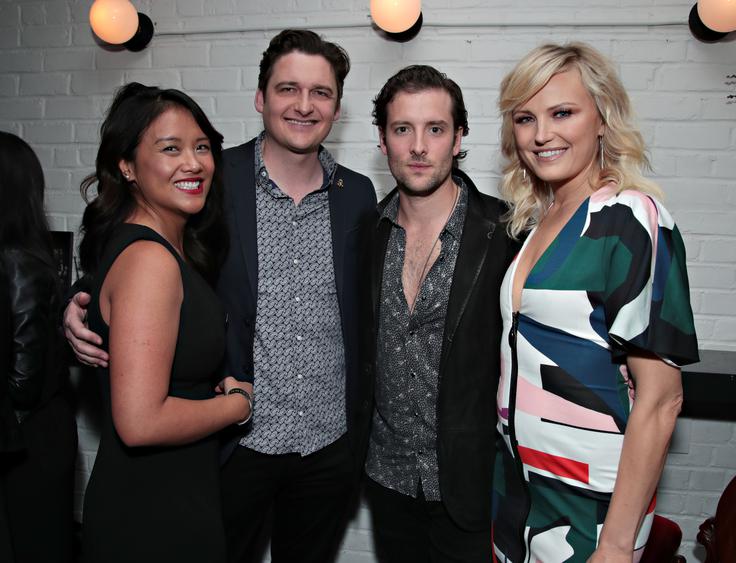 Michelle Vergara Moore, Toby Leonard Moore, Jack Donnelly in Malin Akerman na premieri tretje sezone serije Milijarde v New Yorku. | Foto: Getty Images