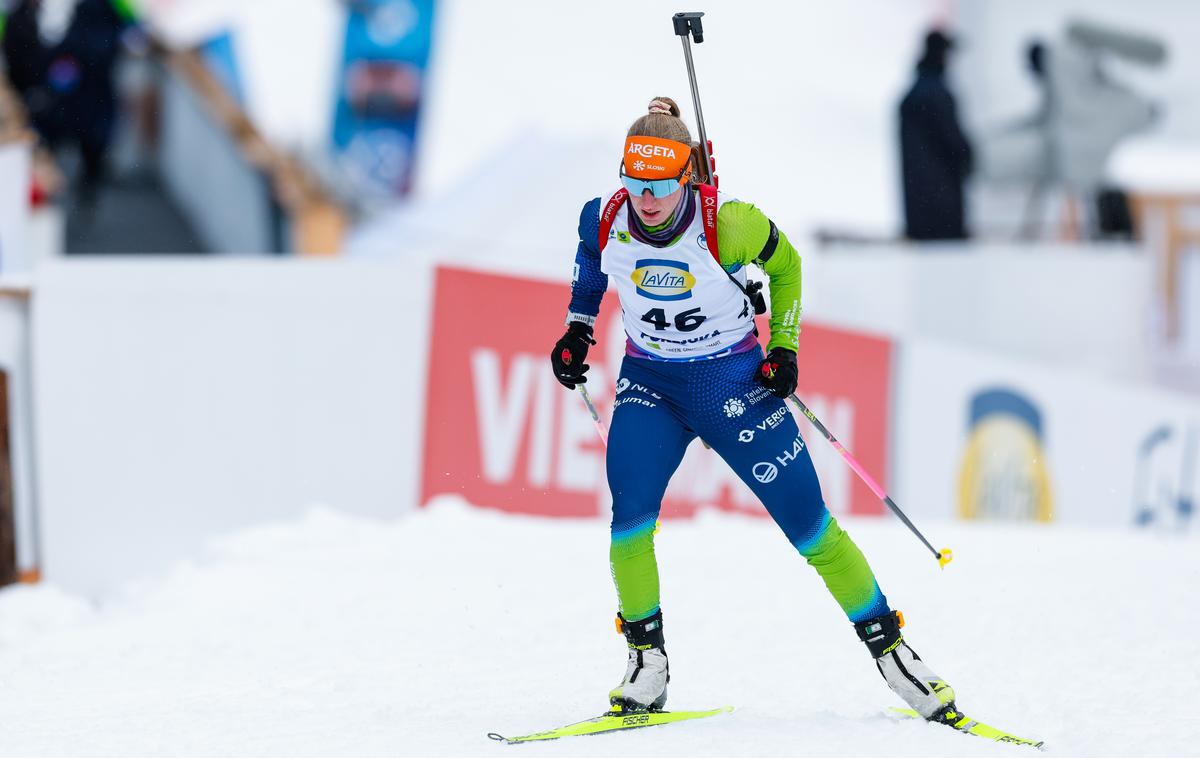 Polona Klemenčič, Pokljuka 2025 | Polona Klemenčič je osvojila 32. mesto. | Foto Aleš Fevžer