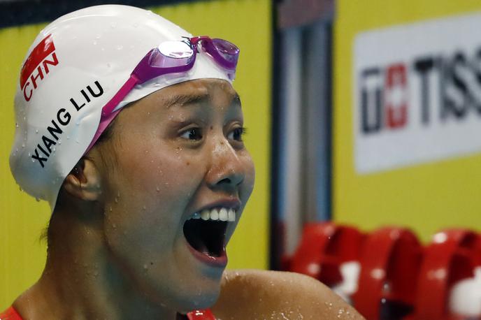 Liu Xiang | Kitajka je nova rekorderka na 50-metrski razdalji v hrbtnem slogu. | Foto Reuters