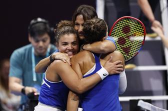 Veselje pri sosedih: Italijanke prve finalistke pokala BJK v Shenzenu