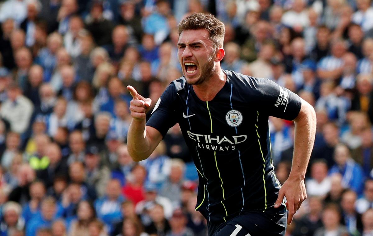 Aymeric Laporte City | Francoz Aymeric Laporte je popeljal Manchester City v vodstvo z 2:1. | Foto Reuters