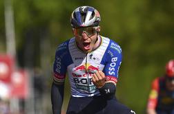 Evenepoel v ciljnem šprintu ugnal Skjelmoseja, Gal Glivar najboljši Slovenec