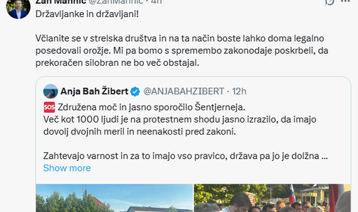 Je šel Žan Mahnič predaleč? Takšen je njegov odziv za medije. Oglasila se je tudi predsednica. #video