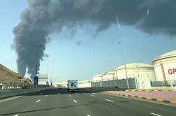 V plamenih pomemben naftni terminal #video