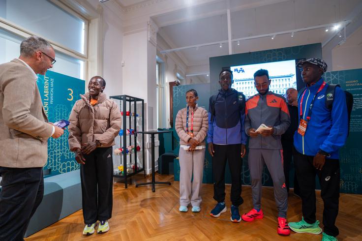 Zasedba med tujimi maratonci je najmočnejša v zgodovini maratona.  | Foto: Viki Karanjac Kroflič/STA
