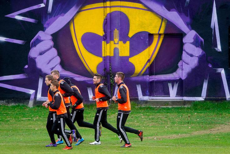 Mariborčani se bodo v soboto pomerili z graškim Sturmom. | Foto: Vid Ponikvar