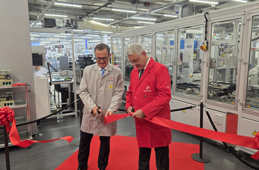 Iskraemeco odprl novo proizvodno linijo v Kranju