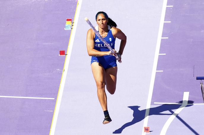 Eleni-Klaoudia Polak, Pariz 2024 | Eleni-Klaoudia Polak se kljub nedovoljeni pomoči ni uvrstila v finale skoka ob palici. | Foto Reuters