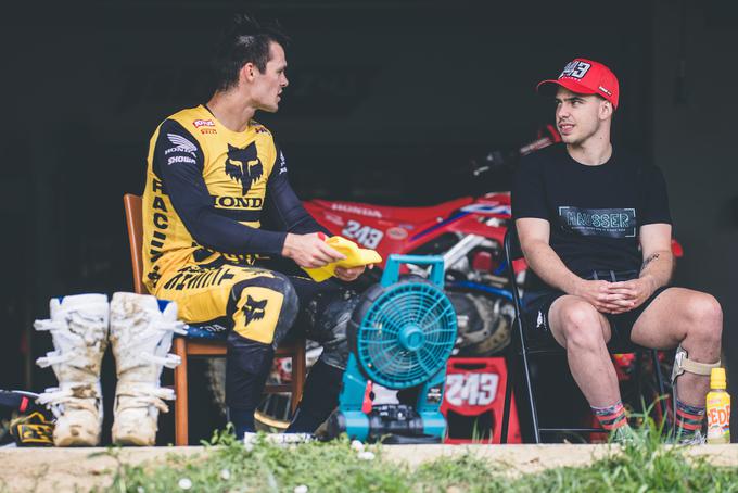 Tim Gajser Maks Mausser | Foto: Grega Valančič/Sportida