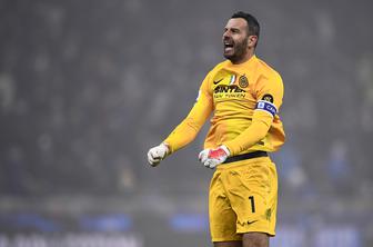 Handanović z Interjem še do sedme zaporedne zmage, Črnigoj, Štulac in Stojanović poraženi