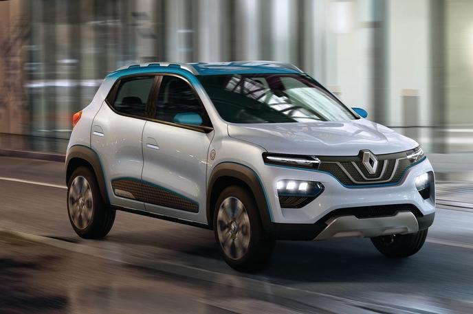 Renault K-ZE | Avtomobil so prek študije K-ZE concept že lansko jesen (na fotografiji zgoraj) napovedali na avtomobilskem salonu v Parizu. | Foto Renault