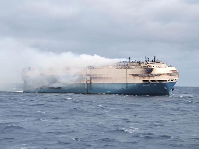 Feliciy Ace požar ladja | Foto: Reuters