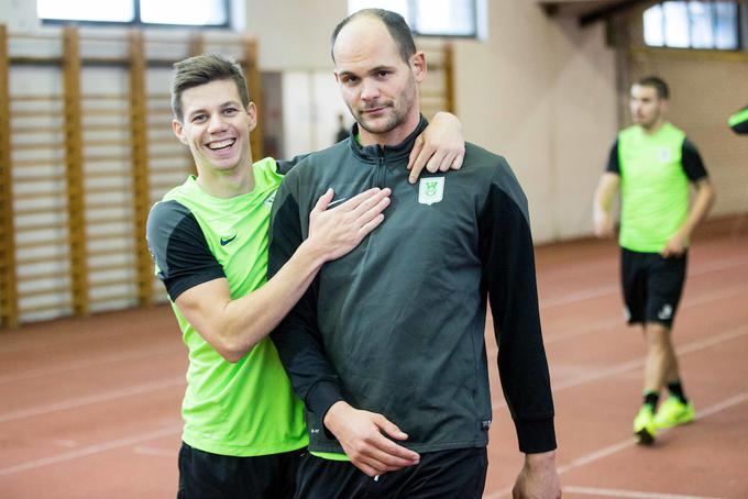 Iz Šempetra je tudi dober Zajčev prijatelj Aris Zarifović, še eden nogometašev, ki so trdno zapisani v srcih navijačev Olimpije.  | Foto: Vid Ponikvar
