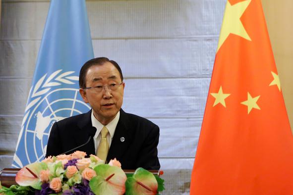 Ban Ki Moon pozval k olimpijskemu premirju