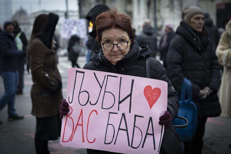 15 minut tišine v Beogradu | Foto: Ana Kovač