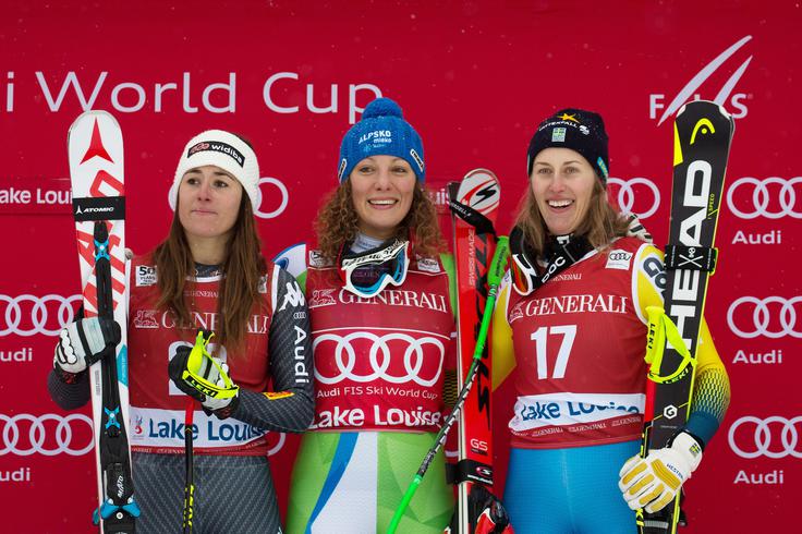 Lake Louise 2016 Ilka Štuhec je leta 2016 dobila obe smukaški tekmi. | Foto: Sportida