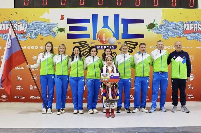 Slovenska balinarska reprezentanca, EP Mersin 2024 | Slovenska balinarska reprezentanca se iz Mersina vrača s šopom medalj.  | Foto Balinarska zveza Slovenije