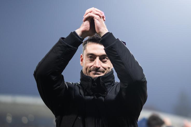 Albert Riera ob slovesu od navijačev. | Foto: Jure Banfi