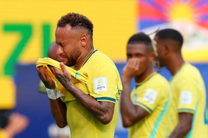 Neymar | Neymarja so po porazu proti Norveški izdala čustva. | Foto Reuters