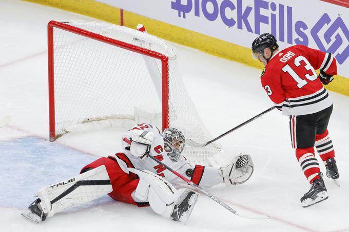 Pjotr Kočetkov je v ligi NHL branil drugič in prvič zaklenil svoja vrata. | Foto: Guliverimage/Vladimir Fedorenko