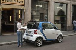 "Car sharing" bo leta 2020 vreden že milijardo evrov