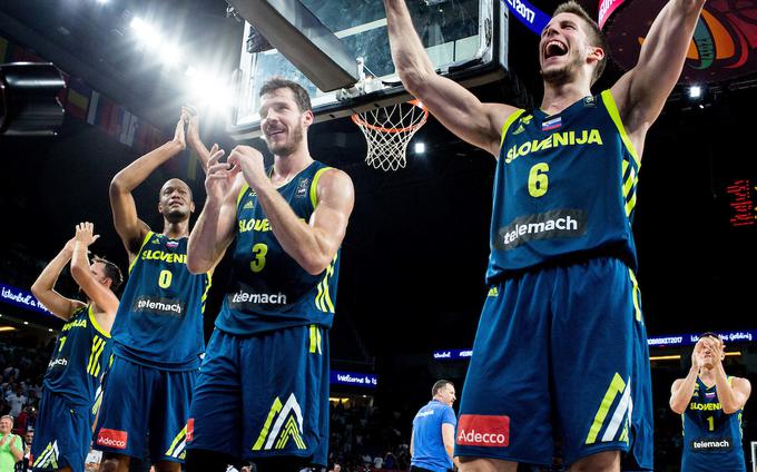 Slovenija Španija Eurobasket | Foto: Vid Ponikvar