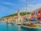 Pucisca, Jadransko morje, Hrvaška, pomol, ladja, Brač