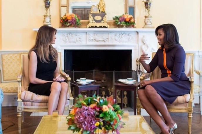 melania trump, michelle obama | Foto Twitter