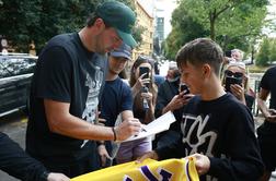 Luka Dončić delil fotografije treninga Lakersov v Stožicah