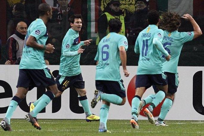Spektakel Barceloni, Arsenal napredoval