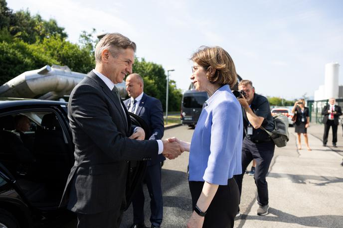 Slovesnost ob vstopu Slovenije v polnopravno članstvo Evropske organizacije za jedrske raziskave (Cern), ki se ga je udeležil tudi predsednik vlade Robert Golob. | Foto STA