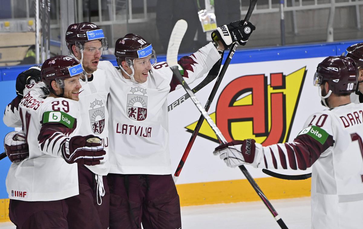 Latvija - hokej, SP | Latvijci so domače prvenstvo odprli z zmago nad Kanado. | Foto Guliverimage