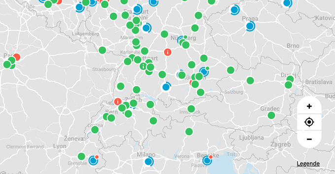 Vodikove polnilnice danes najdemo predvsem v Nemčiji, Švici, pa tudi na Nizozemskem in v Franciji.  | Foto: Google - Toyota