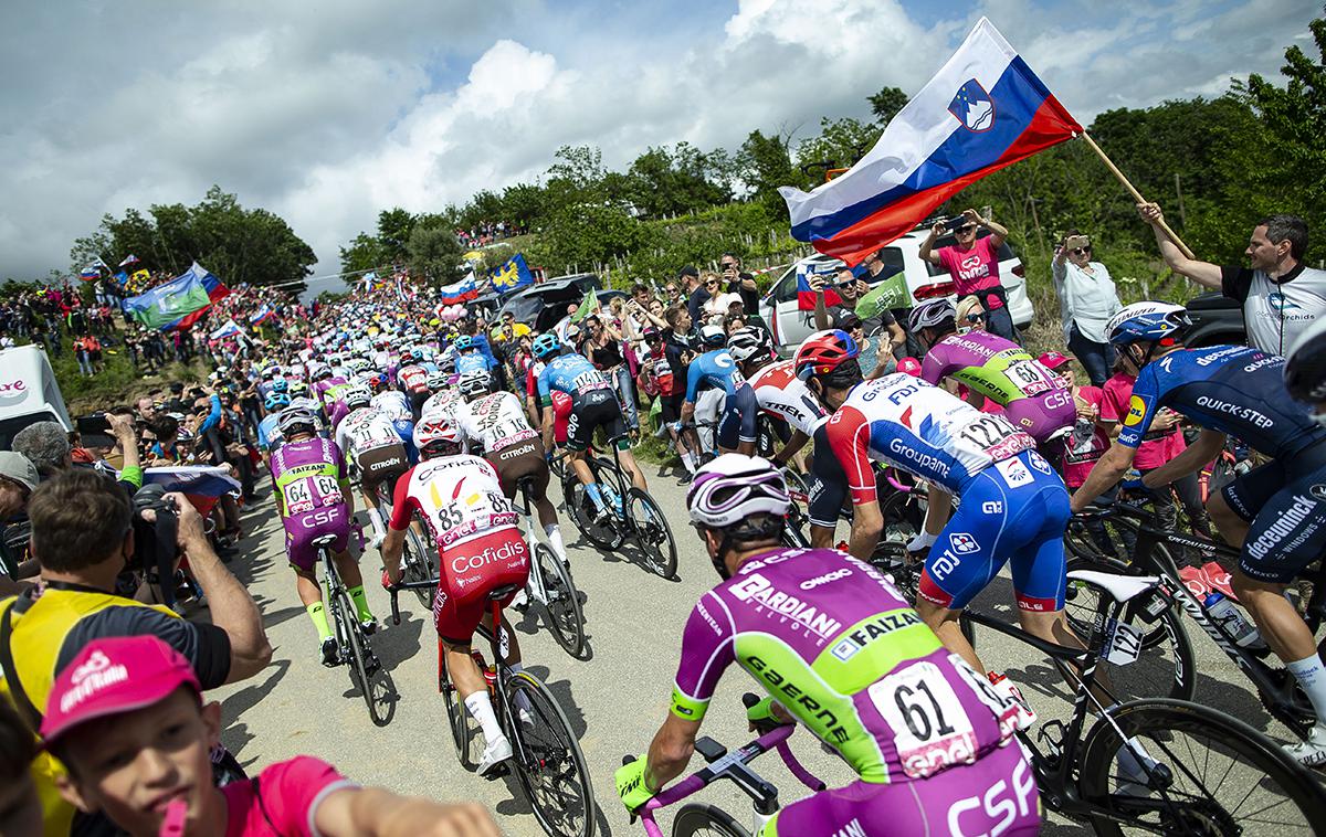 Goriska Brda Giro | Italijanski Giro se je danes zapeljal skozi Goriška brda in Novo Gorico. | Foto Ana Kovač