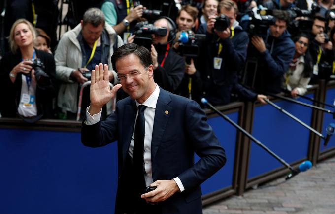 Konservativno-liberalni Mark Rutte vodi nizozemsko vlado že od leta 2010 in ima veliko možnosti, da bo to delo opravljal tudi v prihodnjih letih. | Foto: Reuters