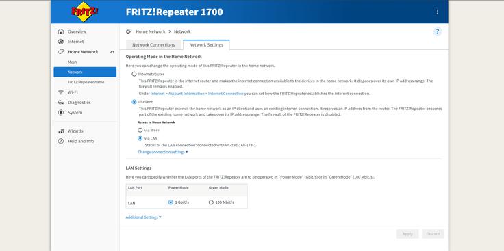 FRITZ!Repeater 1700 lahko opravi tudi naloge usmerjevalnika (routerja). | Foto: Srdjan Cvjetović