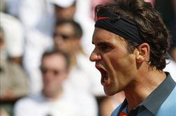 Federer petič zapored v polfinalu