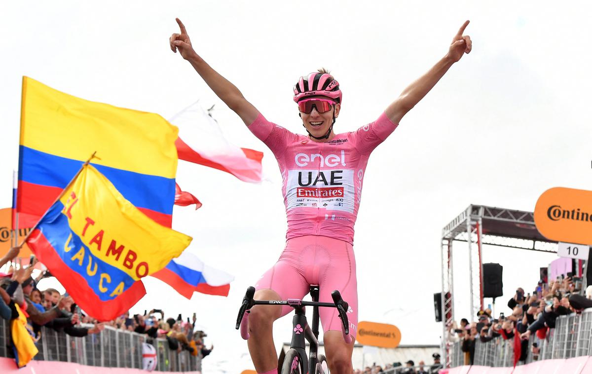 Tadej Pogačar, Giro 2024 | Tadej Pogačar bo velika težava za konkurente na Touru, so prepričani v Rogličevi BORI - hansgrohe. | Foto Reuters