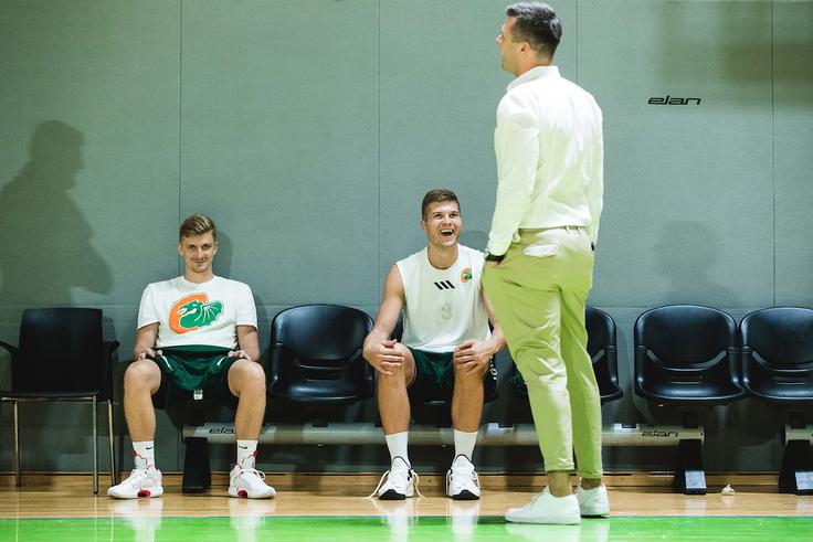 Pogovor z Luko Rupnikom in Edom Murićem | Foto: Grega Valančič/Sportida