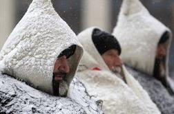 V Moskvi prvi smrtni žrtvi zaradi mraza