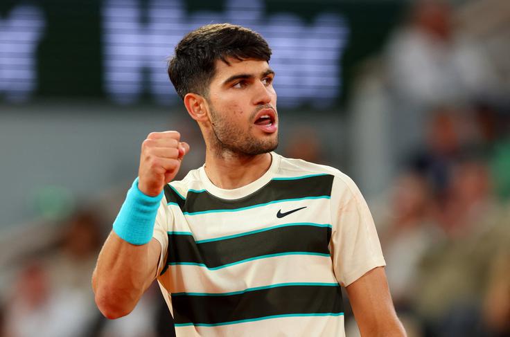 Carlos Alcaraz se je uvrstil v finale. | Foto: Reuters