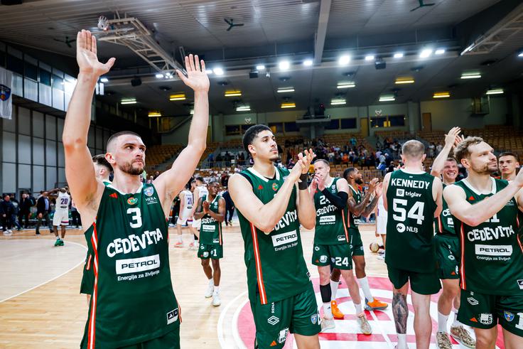 Cedevita Olimpija je v nedeljo ugnala Igokeo. | Foto: Aleš Fevžer