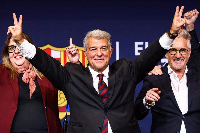 Joan Laporta | Joan Laporta ostaja za krmilom katalonskega velikana Barcelona, ki združuje več različnih športnih panog. | Foto Reuters
