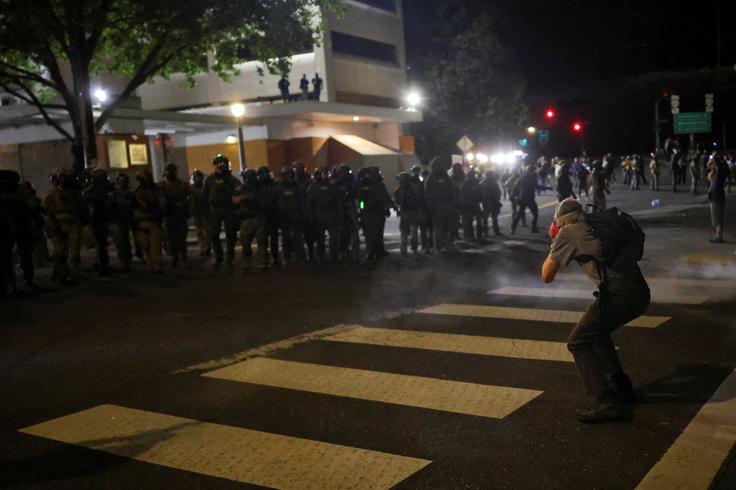 Portland, vojska, ZDA | Foto: Reuters